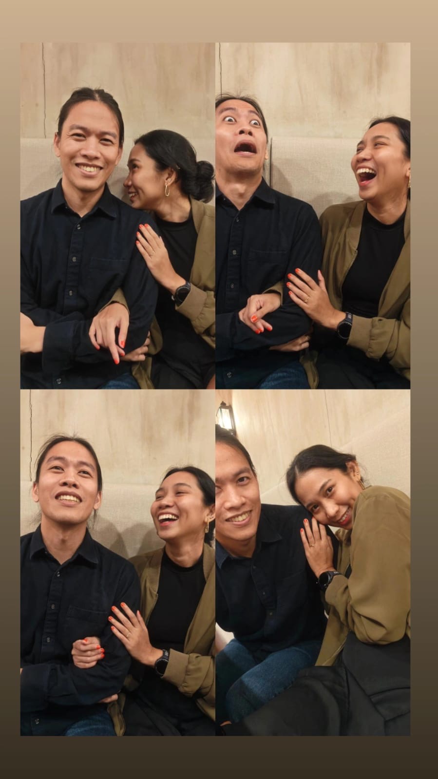 Couple moment
