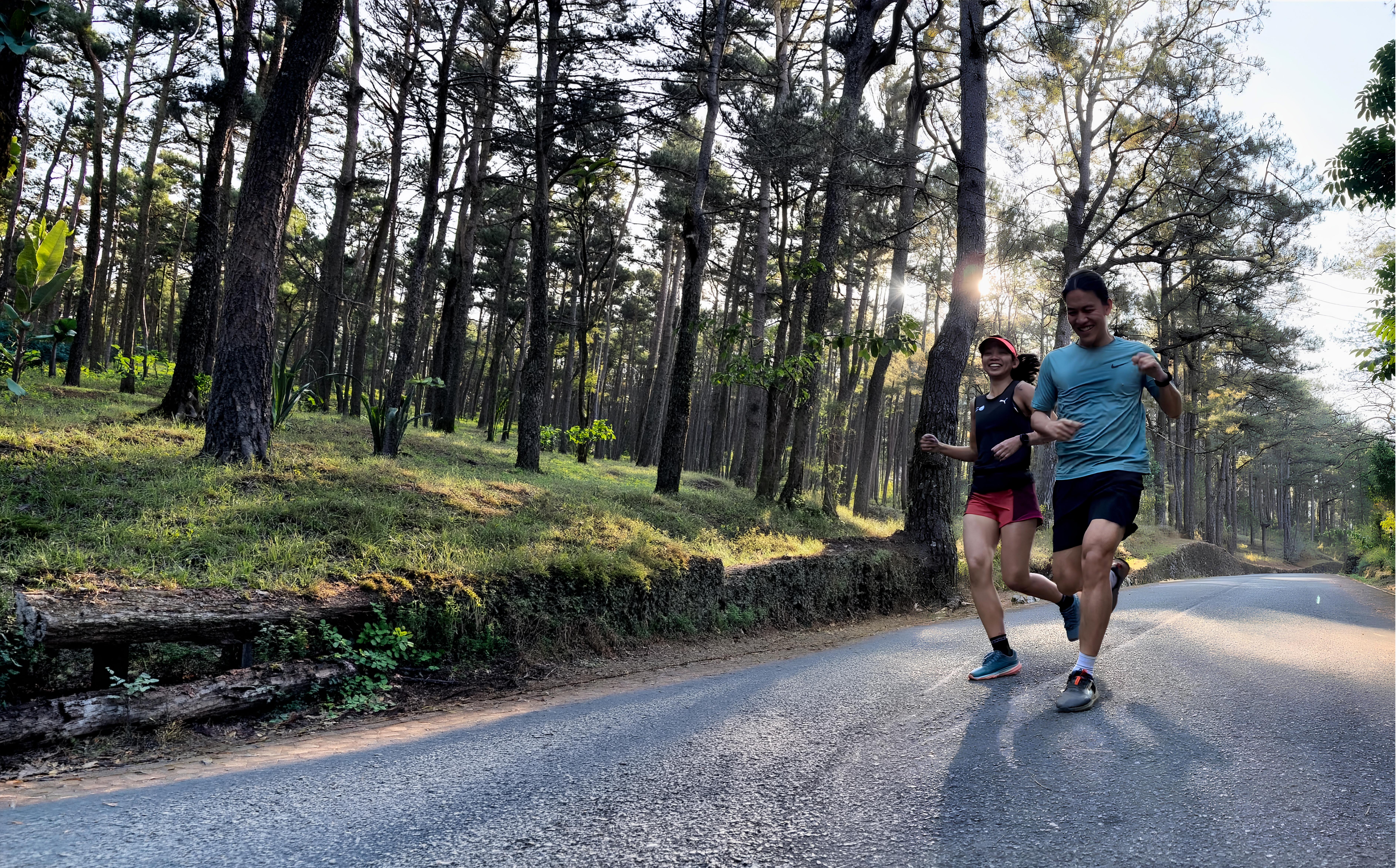 Arvee & Katrina running together